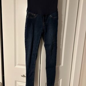 maternity full panel skinny jeans